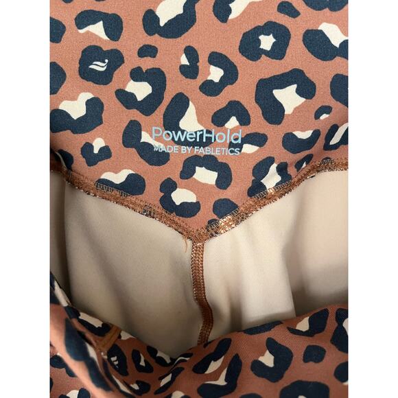 Fabletics PowerHold Leopard Print Leggings - Size Small (Approx) - Picture 7 of 7